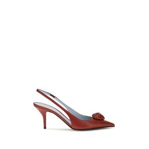 Valentino Garavani Red Calf Leather Bos Taurus High Heel Women's Pumps